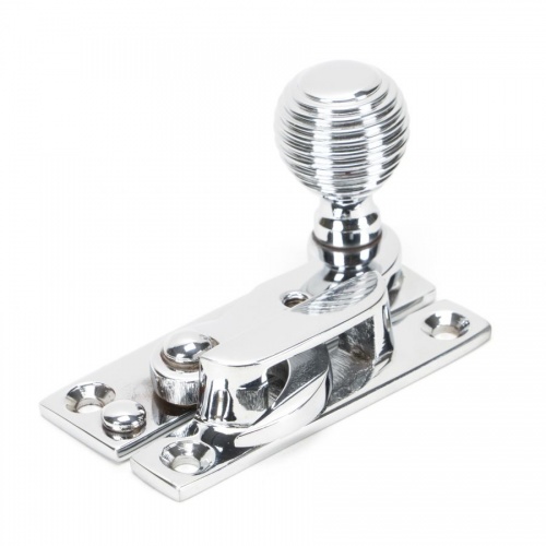 Polished Chrome Beehive Sash Hook Fastener